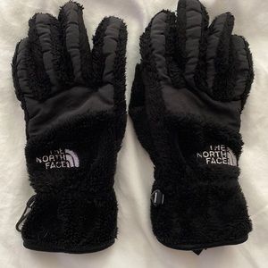 North face gloves. XS. Black